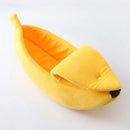 Banana Cat Bed – Cozy Warm Pet House for Cats & Puppies